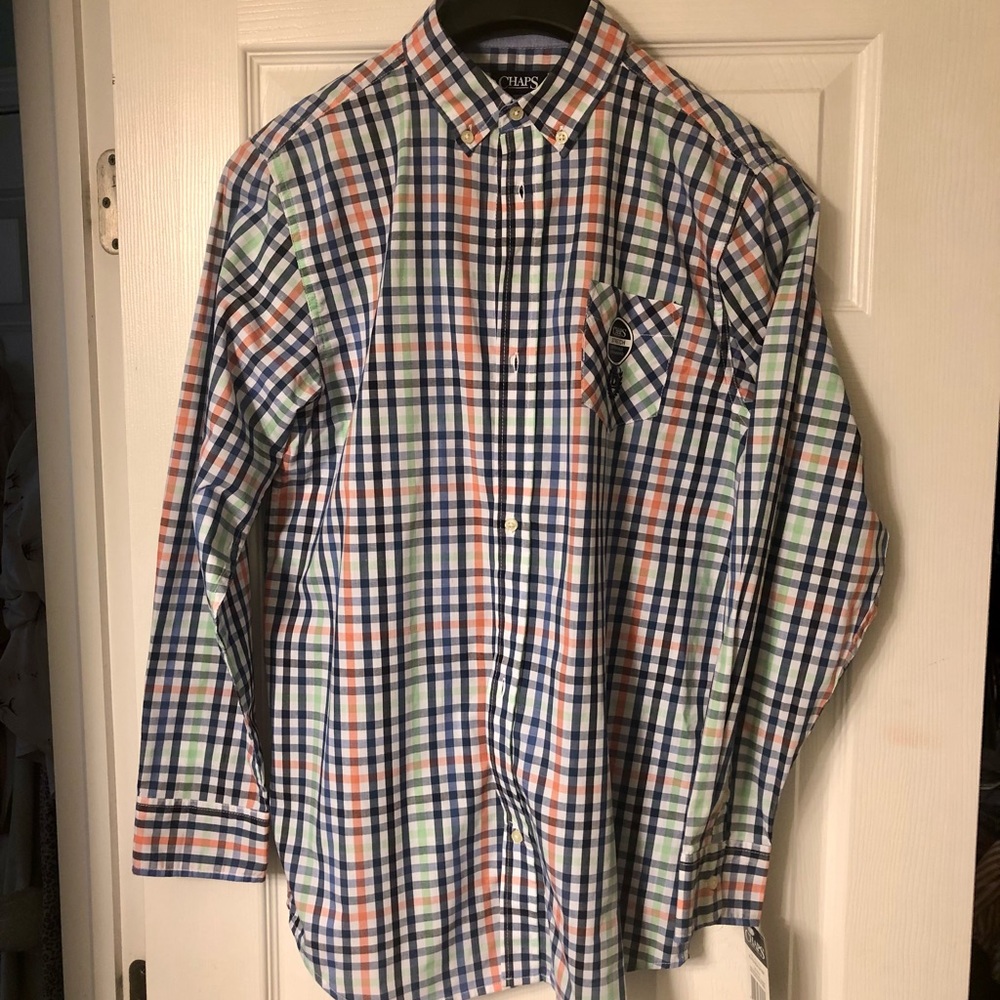 Chaps Size XL Long-Sleeve Casual Shirt ~ NWT